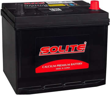 Аккумулятор SOLITE 70R (85D23LBS) 70Ач 580А обр. пол.