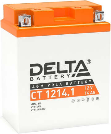 Аккумулятор DELTA CT 1214.1 14Ач 165А прямая пол.