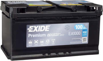 Аккумулятор EXIDE Premium 100R EA1000 100Ач 900А обр. пол.