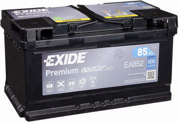 Аккумулятор EXIDE Premium 85R EA852 85Ач 800А обр. пол.
