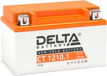 Аккумулятор DELTA CT 1210.1 10Ач 190А прямая пол.