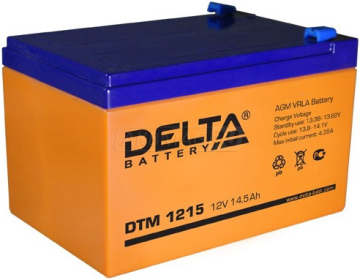Аккумулятор Delta DTM 1215 15Ач 165А универс. пол.