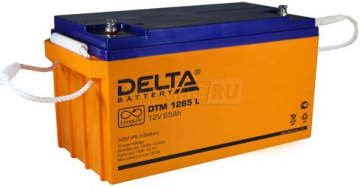 Аккумулятор Delta DTM 1265 L 65Ач 650А универс. пол.