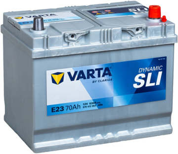 Аккумулятор VARTA SLI E23 (70R) 70Ач 630А обр. пол.