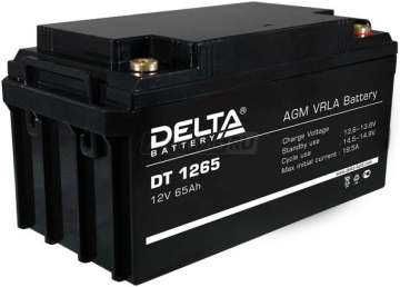 Аккумулятор Delta DT 1265 65Ач универс. пол.