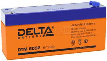 Аккумулятор Delta DTM 6032 4Ач универс. пол.