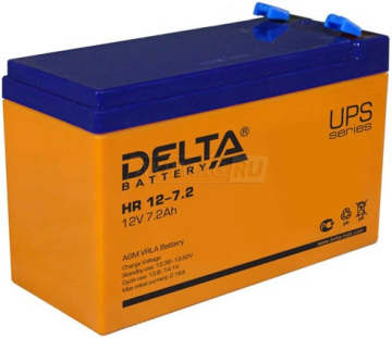 Аккумулятор Delta HR 12-7.2 8Ач универс. пол.