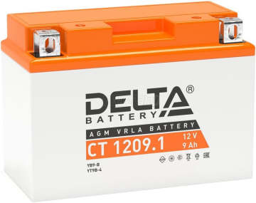 Аккумулятор DELTA CT 1209.1 9Ач 115А прямая пол.