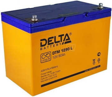 Аккумулятор Delta DTM 1290 L 90Ач универс. пол.