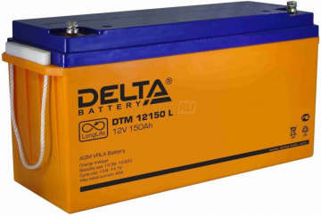 Аккумулятор Delta DTM 12150 L 150Ач универс. пол.