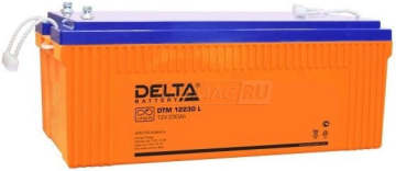 Аккумулятор Delta DTM 12230 L 230Ач универс. пол.
