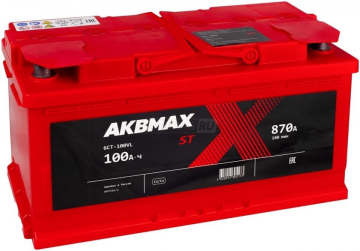 Аккумулятор AKBMAX ST 100R 100Ач 870А обр. пол.
