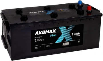 Аккумулятор AKBMAX PLUS 190 euro 190Ач 1200А обр. пол.