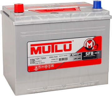Аккумулятор MUTLU Mega Calcium 70L (80D26R) 70Ач 630А прям. пол.