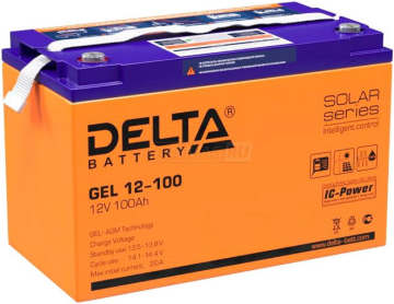 Аккумулятор Delta GEL 12-100 100Ач универс. пол.