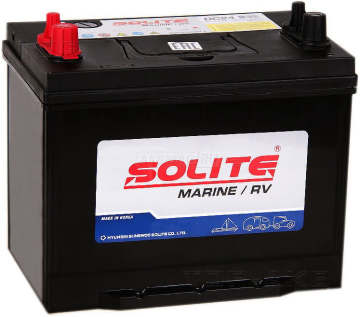 Аккумулятор SOLITE MARINE DC24 75Ач 550А прям. пол.