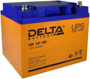 Аккумулятор Delta HR 12-40 40Ач универс. пол.