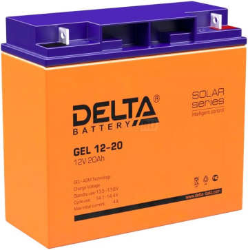 Аккумулятор Delta GEL 12-20 20Ач универс. пол.