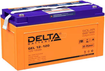 Аккумулятор Delta GEL 12-120 120Ач универс. пол.