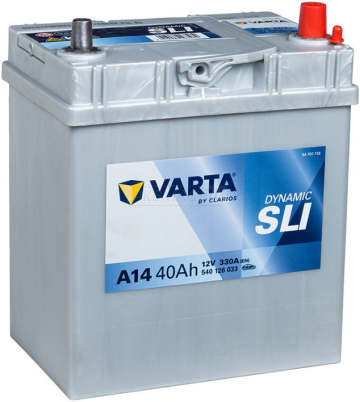 Аккумулятор VARTA SLI A14 (40R) 40Ач 330А обр. пол.