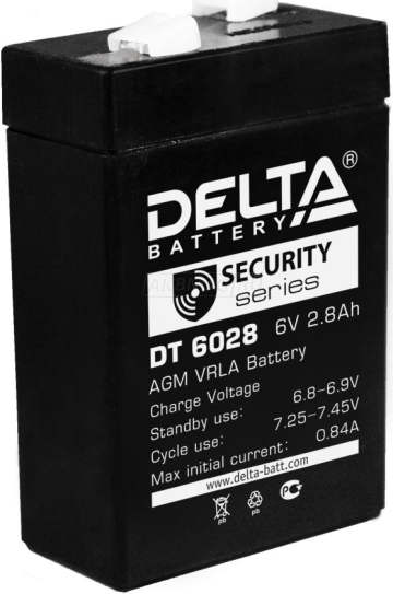 Аккумулятор Delta DT 6028 3Ач универс. пол.