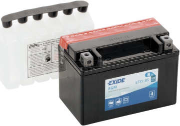Аккумулятор EXIDE ETX9-BS 8Ач 120А прямая пол.