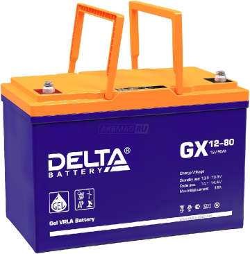 Аккумулятор Delta GX 12-90 90Ач 800А универс. пол.