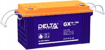 Аккумулятор Delta GX 12-120 120Ач 950А универс. пол.