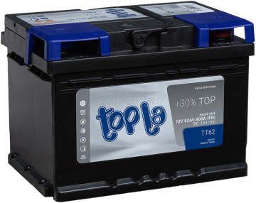 Аккумулятор Topla Top 62RS 62Ач 600А обр. пол.
