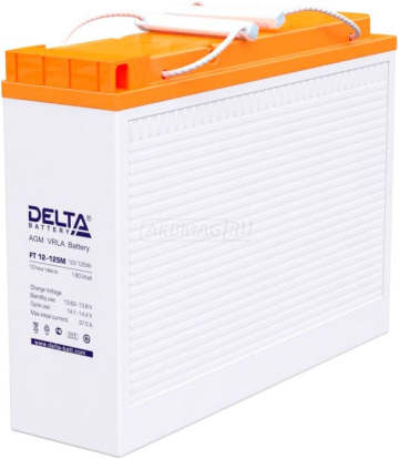Аккумулятор Delta FT 12-125 M 125Ач универс. пол.