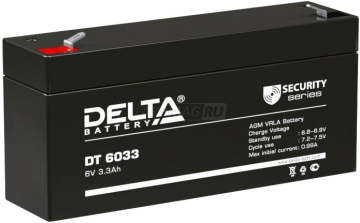 Аккумулятор Delta DT 6033 (125) 4Ач универс. пол.