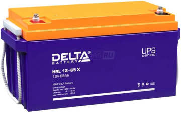 Аккумулятор Delta HRL 12-65 X 65Ач 680А универс. пол.
