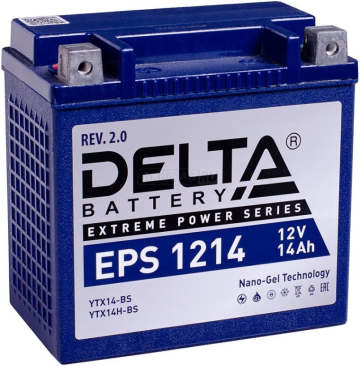 Аккумулятор DELTA EPS 1214 12Ач 210А прямая пол.
