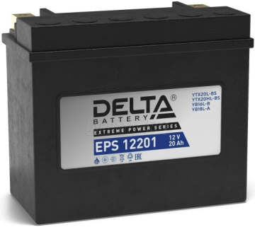 Аккумулятор DELTA EPS 12201 18Ач 260А обр. пол.