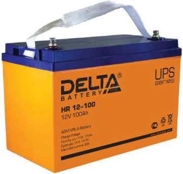 Аккумулятор Delta HR 12-100 100Ач 100А универс. пол.