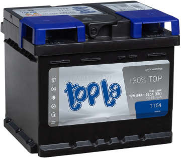 Аккумулятор Topla Top 54R 510A 207х175х175 54Ач обр. пол.