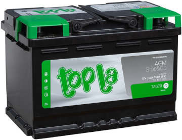 Аккумулятор Topla AGM 70R 70Ач 760А обр. пол.
