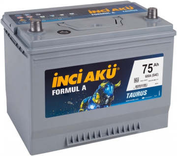 Аккумулятор INCI AKU Formul A 75L 75Ач 600А прям. пол.