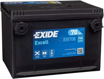 Аккумулятор EXIDE Excell 70L EB708