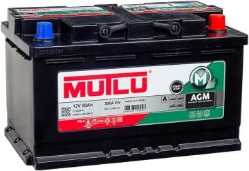 Аккумулятор MUTLU AGM 80R 800A 315x175x190 80Ач обр. пол.