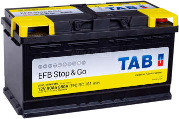 Аккумулятор TAB EFB 90R 90Ач 850А обр. пол.
