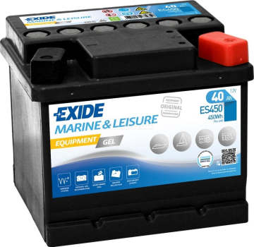 Аккумулятор EXIDE MARINE EQUIPMENT GEL 40R ES450 280A 210х175х175 40Ач обр. пол.