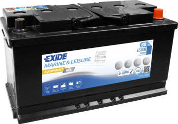 Аккумулятор EXIDE MARINE EQUIPMENT GEL 80R ES900 80Ач 540А обр. пол.