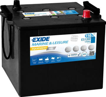 Аккумулятор EXIDE MARINE EQUIPMENT GEL 110R ES1200 110Ач 760А обр. пол.