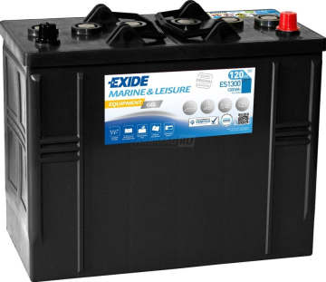 Аккумулятор EXIDE MARINE EQUIPMENT GEL 120R ES1300 120Ач 750А обр. пол.