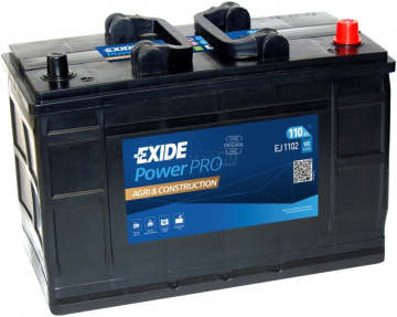 Аккумулятор EXIDE Power Pro Agri EJ1102 110R 110Ач 900А обр. пол.