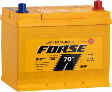 Аккумулятор FORSE 70R 70Ач 680А обр. пол.