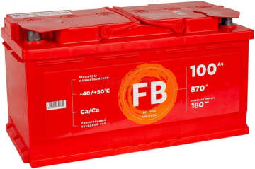 Аккумулятор FB 100L 870A 353x175x190 100Ач прямая пол.