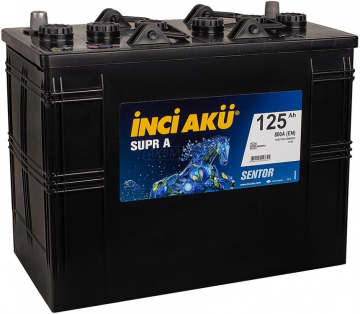 Аккумулятор INCI AKU Supr A 125R 125Ач 800А обр. пол.