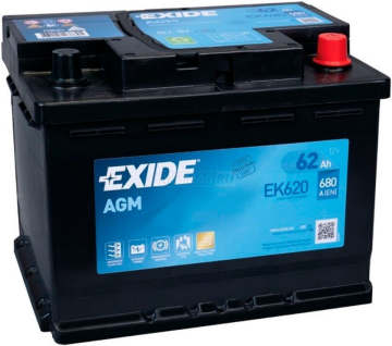 Аккумулятор EXIDE Start-Stop AGM 62R EK620